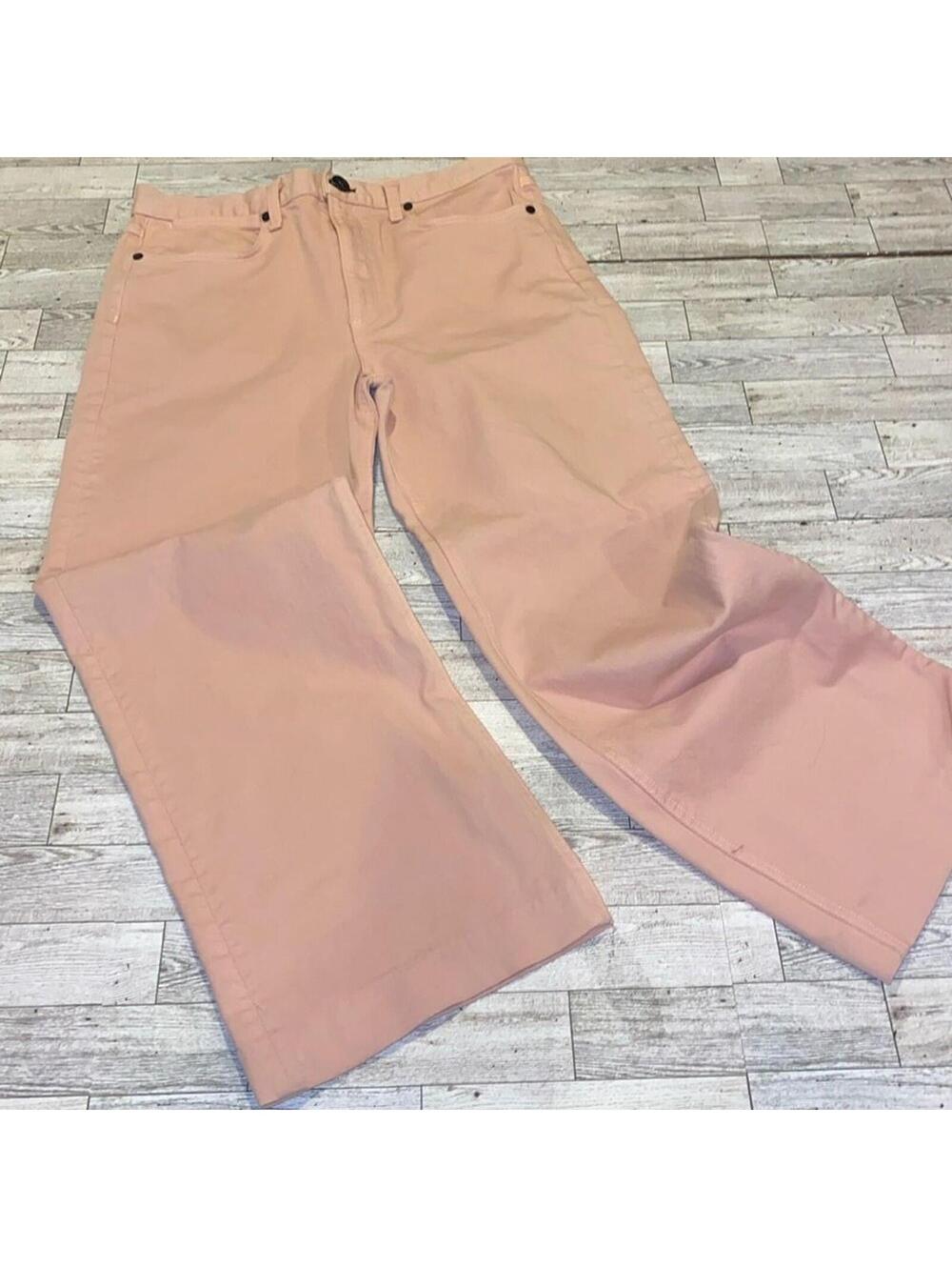 Rag & Bone Justine High Rise Wide Leg Crop Jeans Size 32 Like New - Picture 2 of 9